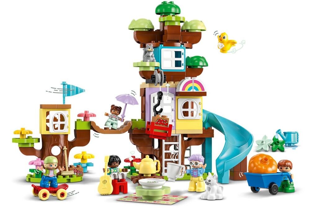 LEGO DUPLO Domek na drzewie 3 w 1 10993 klocki elementy zabawa łączenie figurki akcesoria figurka zestaw