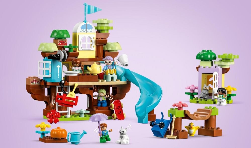 LEGO DUPLO Domek na drzewie 3 w 1 10993 klocki elementy zabawa łączenie figurki akcesoria figurka zestaw