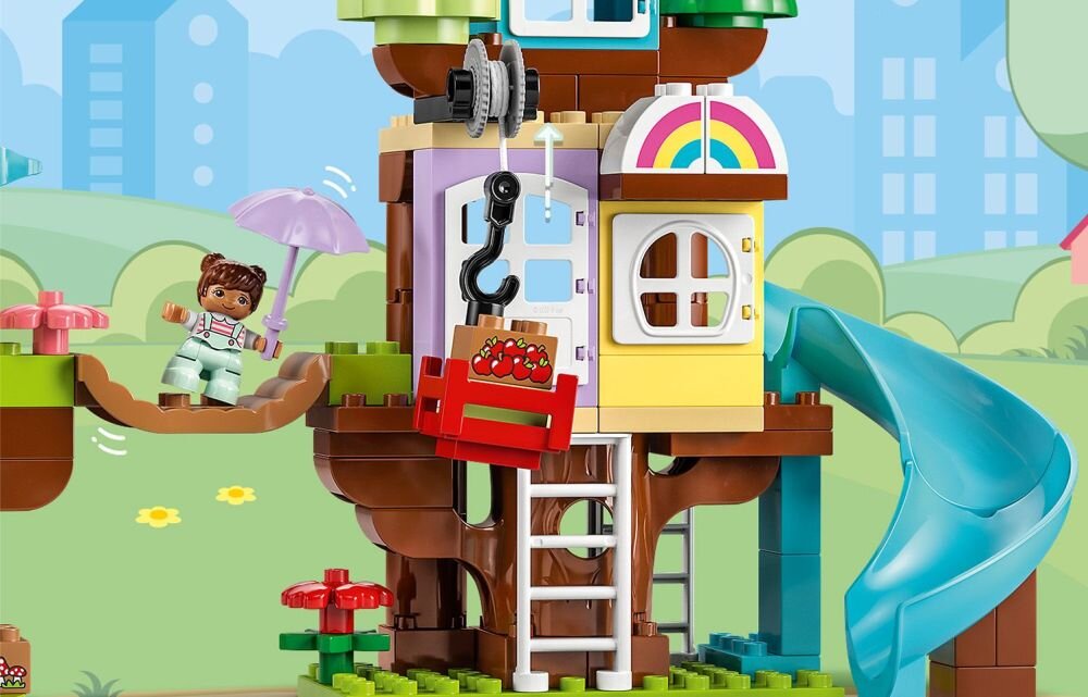 LEGO DUPLO Domek na drzewie 3 w 1 10993 klocki elementy zabawa łączenie figurki akcesoria figurka zestaw