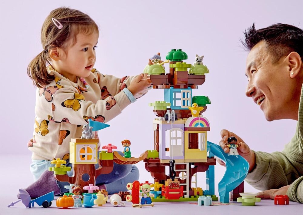 LEGO DUPLO Domek na drzewie 3 w 1 10993 klocki elementy zabawa łączenie figurki akcesoria figurka zestaw