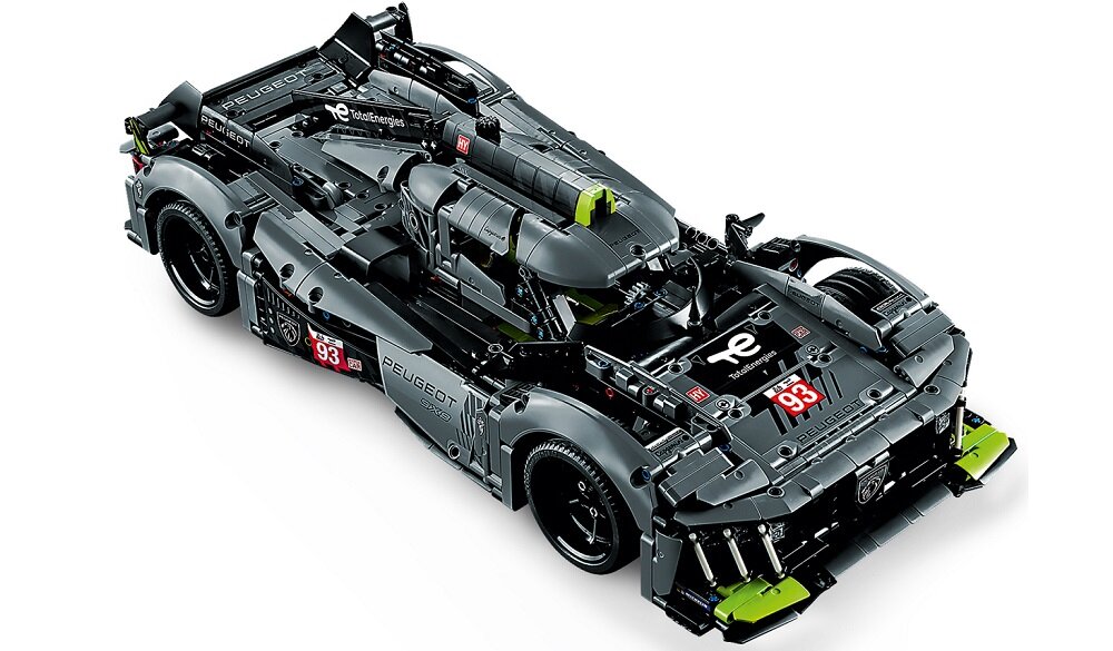 LEGO Technic Peugeot 9X8 24H Le Mans Hybrid Hypercar 42156 dziecko kreatywność zabawa nauka rozwój klocki figurki minifigurki jakość tradycja konstrukcja nauka wyobraźnia role jakość bezpieczeństwo wyobraźnia budowanie pasja hobby funkcje instrukcja aplikacja LEGO Builder