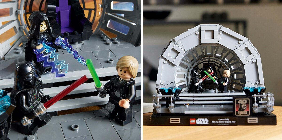 LEGO Star Wars Diorama: Sala tronowa Imperatora 75352 kreatywność zabawa nauka rozwój klocki figurki minifigurki jakość tradycja konstrukcja nauka wyobraźnia role jakość bezpieczeństwo wyobraźnia budowanie pasja hobby funkcje instrukcja