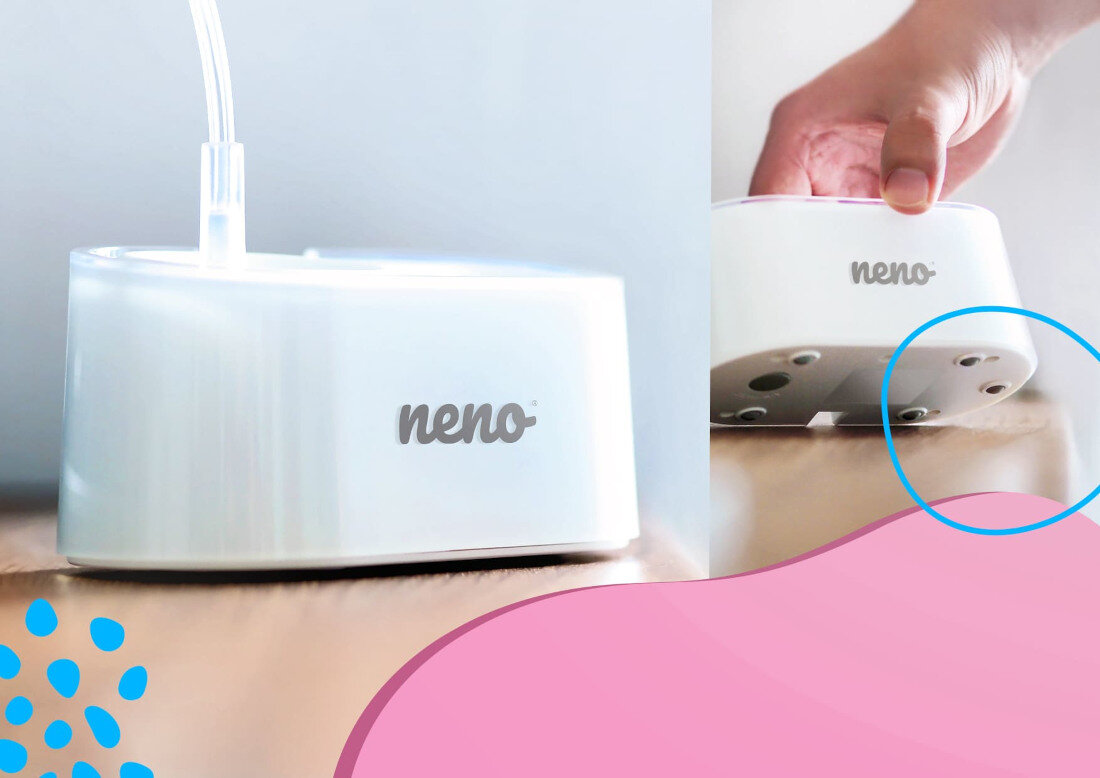 Inhalator nebulizator pneumatyczny NENO Sano 0.2 ml/min stabilny 5 antyposlizgowych nozek