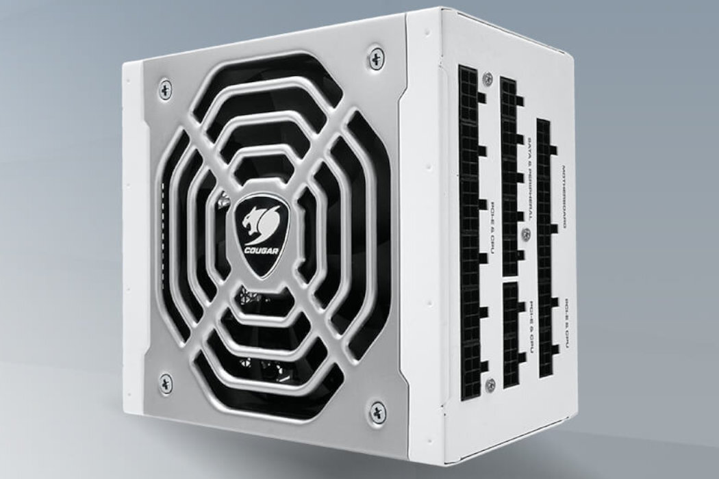 Zasilacz COUGAR Polar 1050W 80 Plus Platinum modularny wsparcie montaż cichy trawałość
