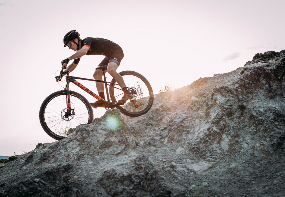 Rower górski MTB KELLYS Spider 10 M18 29 cali męski Zielony hamulce V-Brake lekkie duża siła hamowania