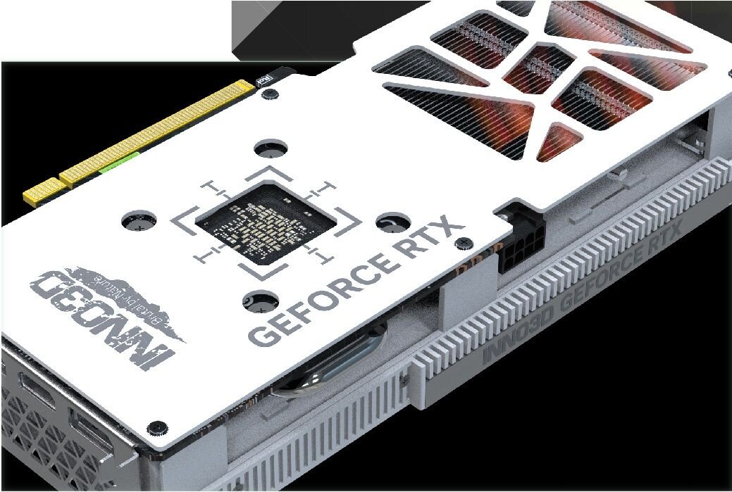 Karta graficzna INNO3D GeForce RTX 4070 Twin X2 OC White 12GB DLSS 3 - Chłodzenie 