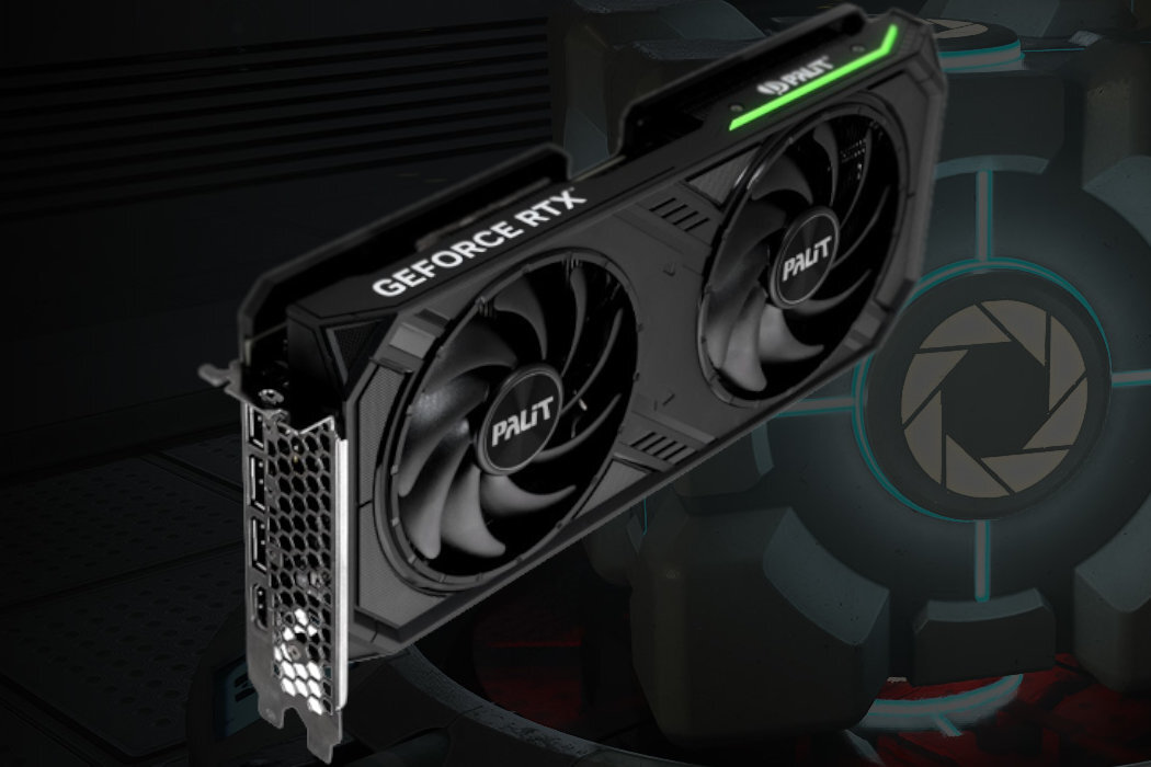 Karta graficzna PALIT GeForce RTX 4070 Dual 12GB DLSS 3 styl podświetlenie ARGB płytka łopatki gaming grafika zabawa
