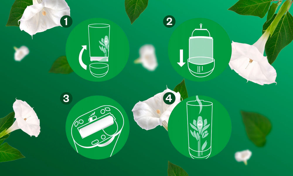 Odświeżacz powietrza AIR WICK Księżycowa Lilia Otulona Satyną 250 ml sposób użycia