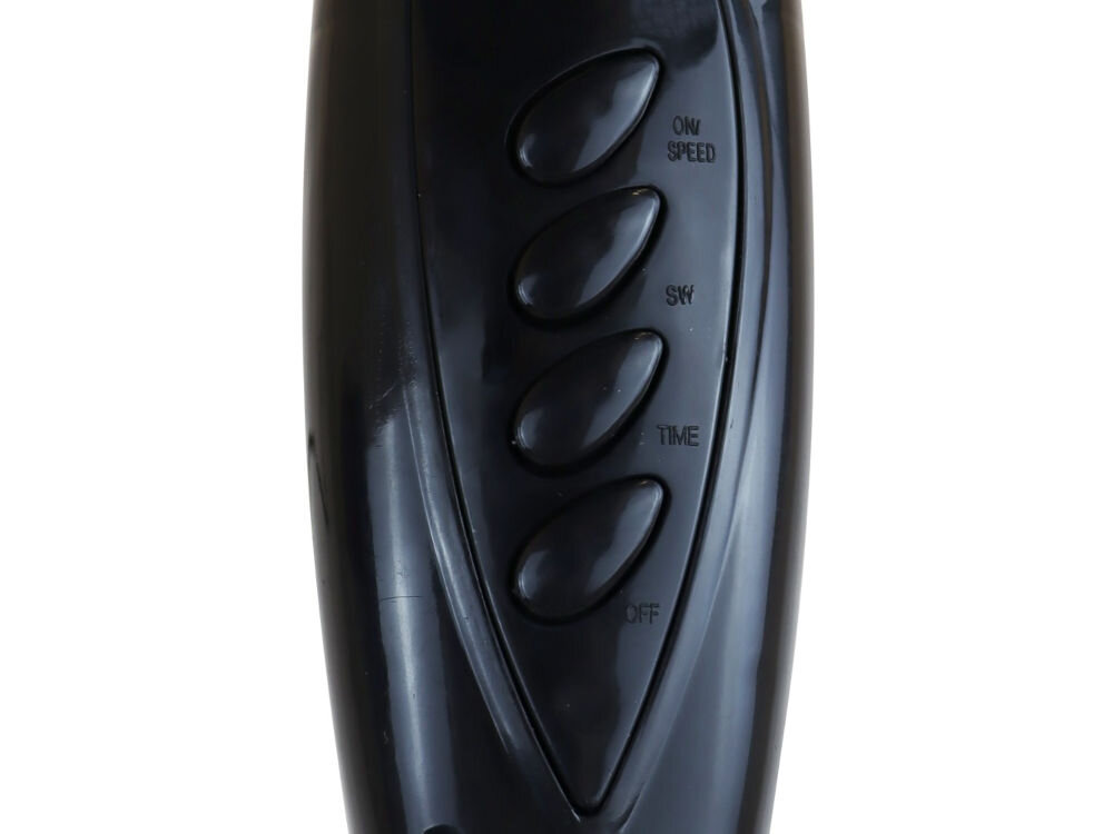 Wentylator GERMINA GW-0057 Czarny średnica 40 cm komfort w domowych biurowych pomieszczeniach napięcie 22-240 V moc 40 W trzy poziomy prędkości dopasowanie nawiewu pilot zdalnego sterowania wygodne sterowanie funkcja timer ustawienie czasu pracy automatyczne wyłączenie oszczędność energii