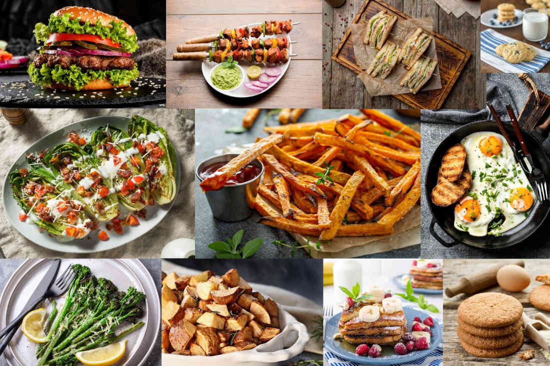 Frytkownica beztłuszczowa COSORI CP158-AF-RXR Czerwony Air Fryer alternatywa dla 1-5 osobowej rodziny posilek potrawa