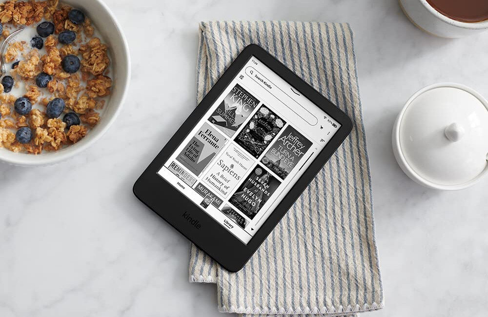Czytnik e-booków AMAZON Kindle 11 6, Podświetlany ekran, Wi-Fi Czarny opis