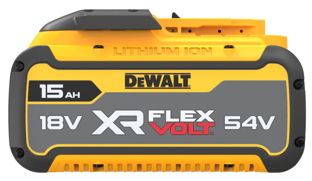 Akumulator DEWALT DCB549-XJ 15Ah 18V-54V praca bez uciazliwego kabla mobilnosc eleastycznosc niewielkich rozmiarow 178 x 80 x 100 mm