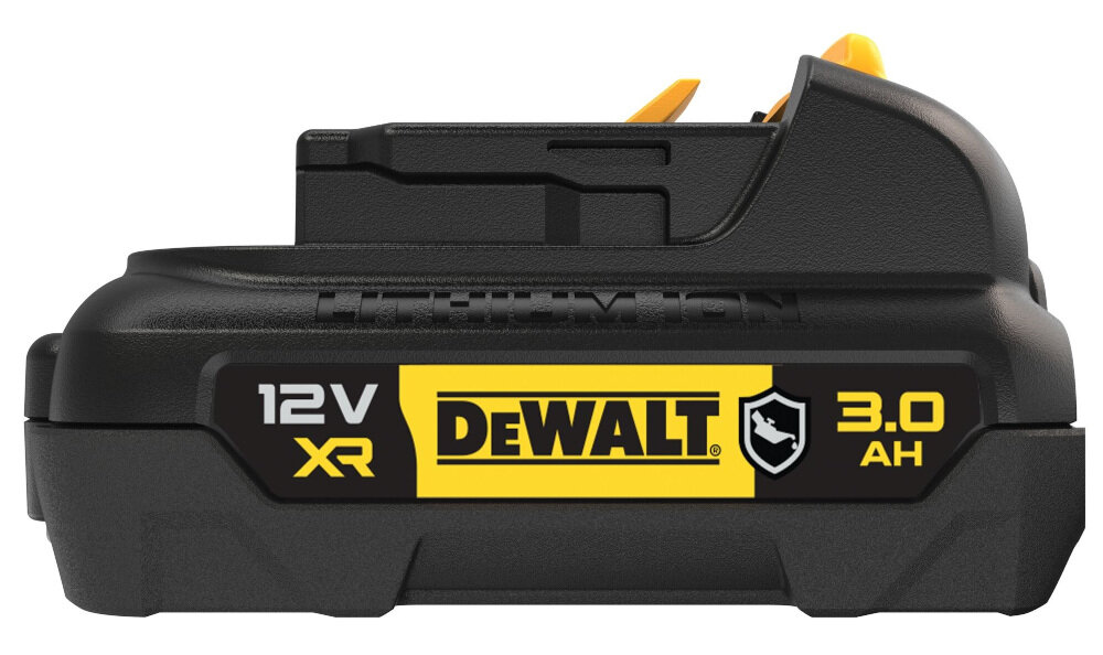 Akumulator DEWALT DCB124G-XJ 3.0 Ah 12V bezpieczenstwo trwalosc zabezpieczenie przed przeciazeniem i przegrzaniem