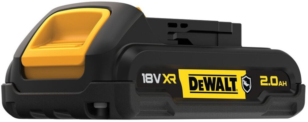 Akumulator DEWALT DCB183G-XJ 2Ah 18V praca bez uciazliwego kabla mobilnosc eleastycznosc niewielkich rozmiarow 120 x 80 x 48 mm niska waga 0,38 kg