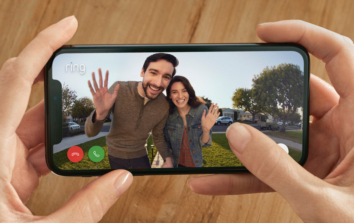 Wideodomofon RING Video Doorbell 2 8VR1SZ-VEN0 Brązowy zastosowanie przeznaczenie komunikacja cechy zalety