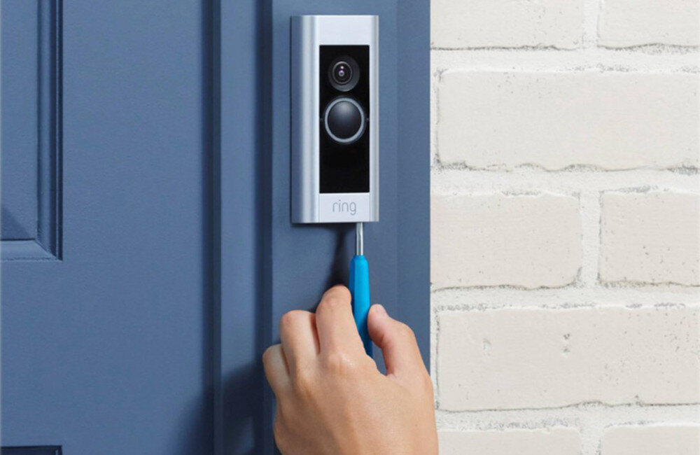 Wideodomofon RING Video Doorbell 2 Pro (2021) B086Q54K53 Srebrny łączność instalacja zasilanie odporność temperatura