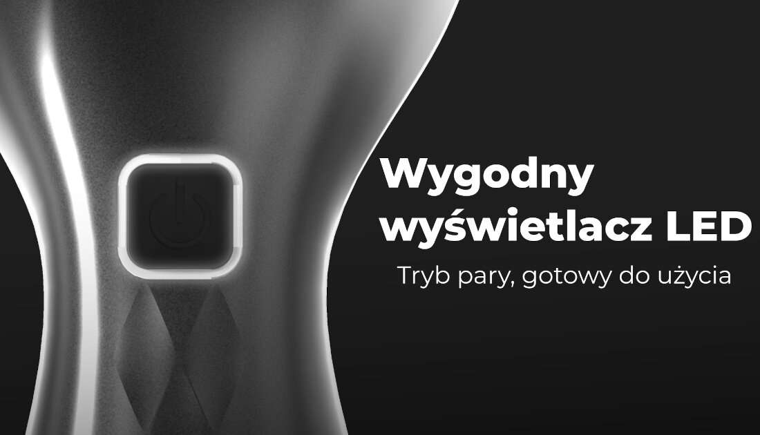 Parownica do ubran (Steamer) AENO AGS0002 czytelny wyswietlacz wbudowany wskaznik LED