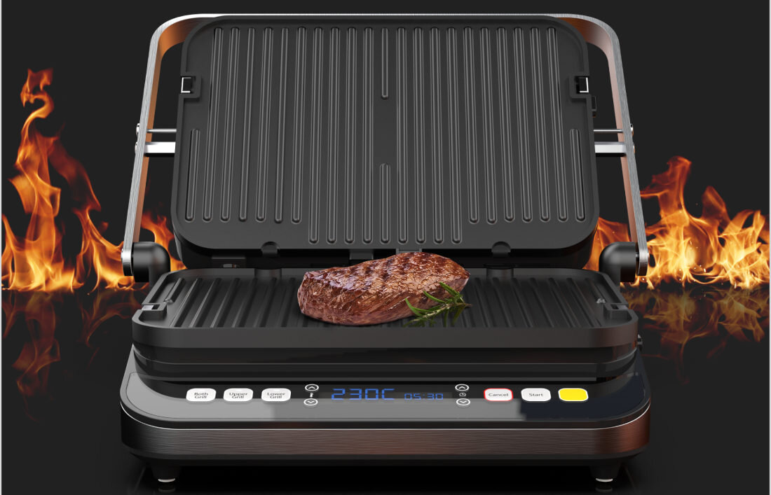 Grill elektryczny AENO AEG0001 grillowanie moc 2000 W