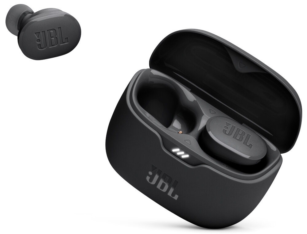 JBL TUNE BUDS przetworniki aktywna redukcja szumów design dopasowanie łączność wygoda sterowanie bateria