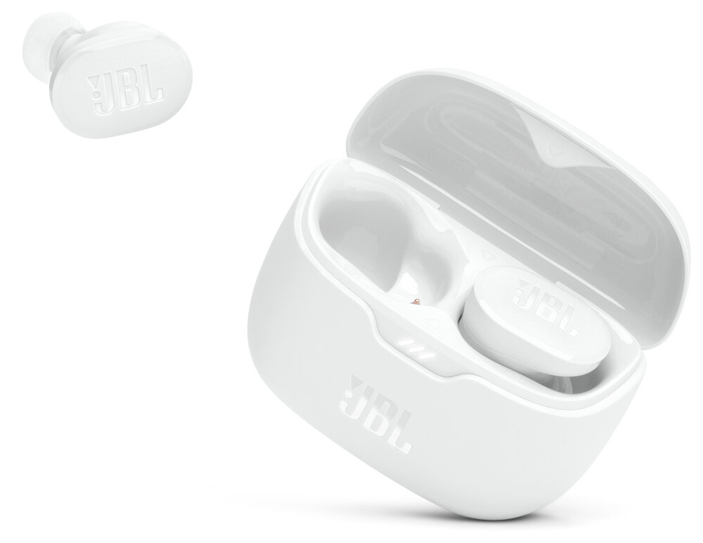 JBL TUNE BUDS przetworniki aktywna redukcja szumów design dopasowanie łączność wygoda sterowanie bateria