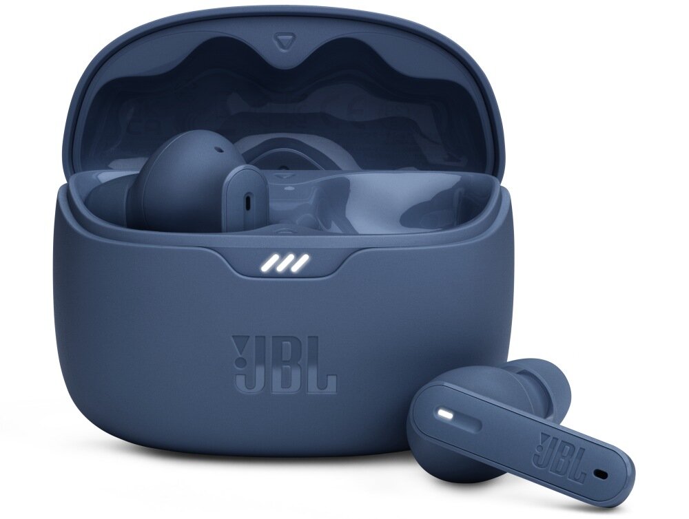 Słuchawki dokanałowe JBL Tune Beam design komfort lekkość dźwięk jakość wrażenia słuchowe ergonomia lekkość sport aktywność podróże czas pracy działanie akumulator