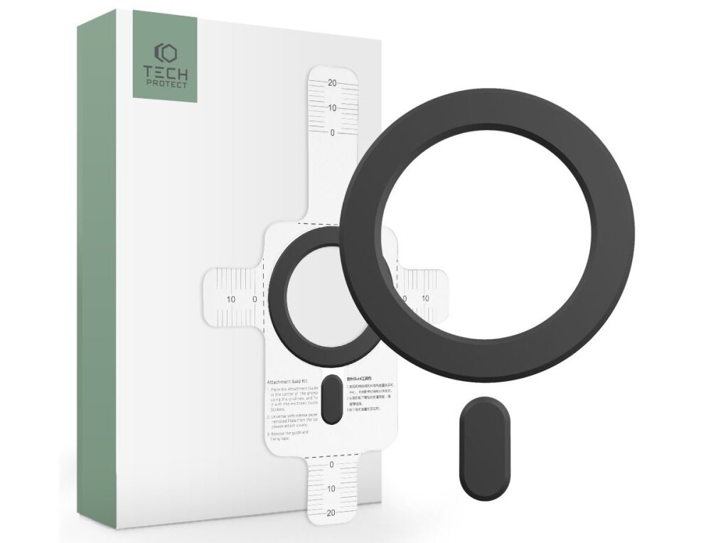 Blaszka TECH-PROTECT Magmat Magsafe Universal Magnetic Ring konstrukcja design system mocowania instalacja