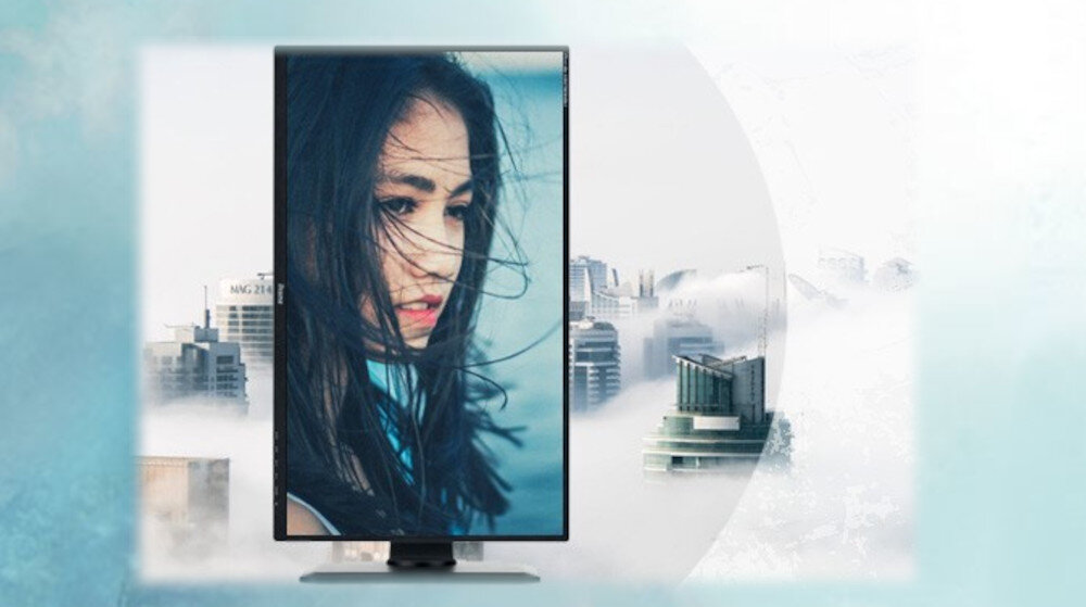 Monitor IIYAMA G-Master GB2770HSU-B5 regulacja pochylenie obrót konstrukcja