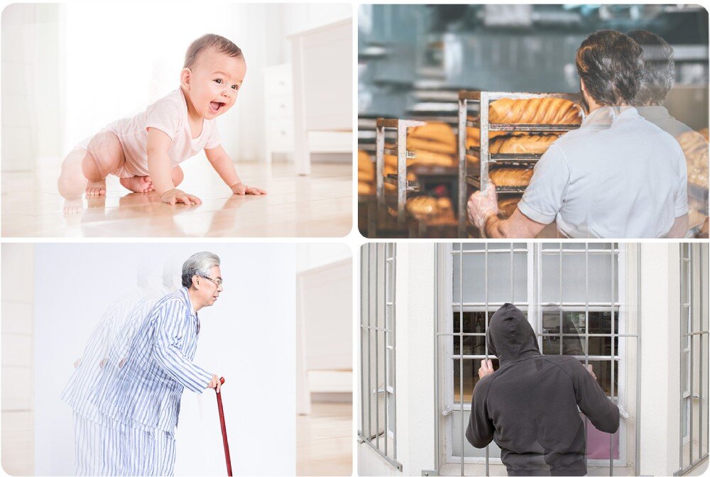 Kamera TENDA CP6 śledzenie ruchu funkcje