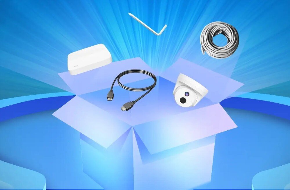 Zestaw do monitoringu TENDA K8P-4CR przeznaczenie działanie cechy