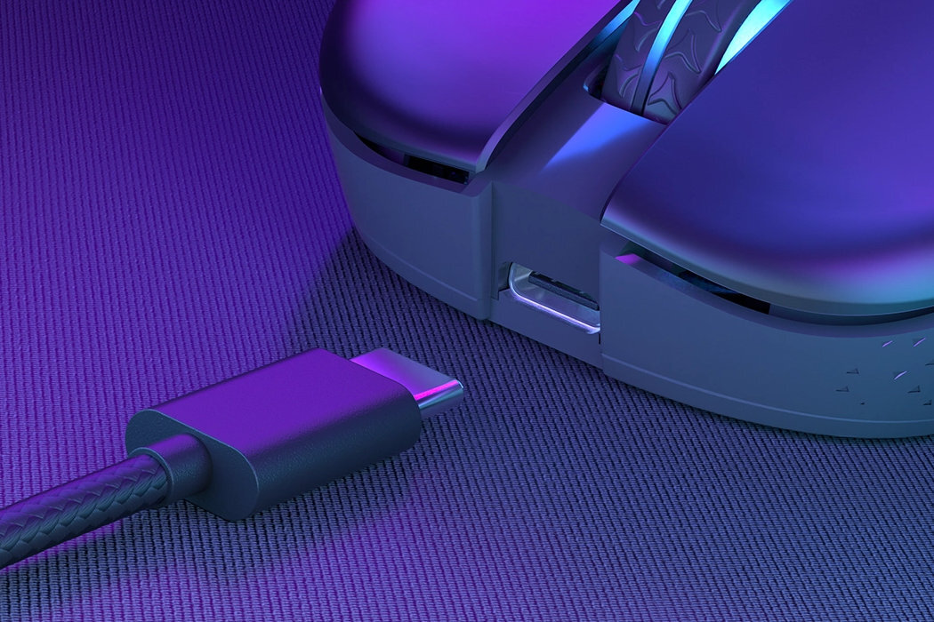 Mysz ENDORFY GEM Plus Wireless oprogramiwanie argb wyposażenie USB-C czułkość waga sensor bezprzewodowa