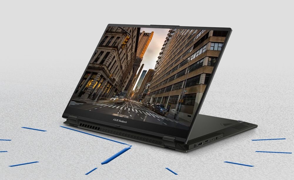 Laptop ASUS VivoBook S16 Flip TP3604VA - szybkie ładowanie 