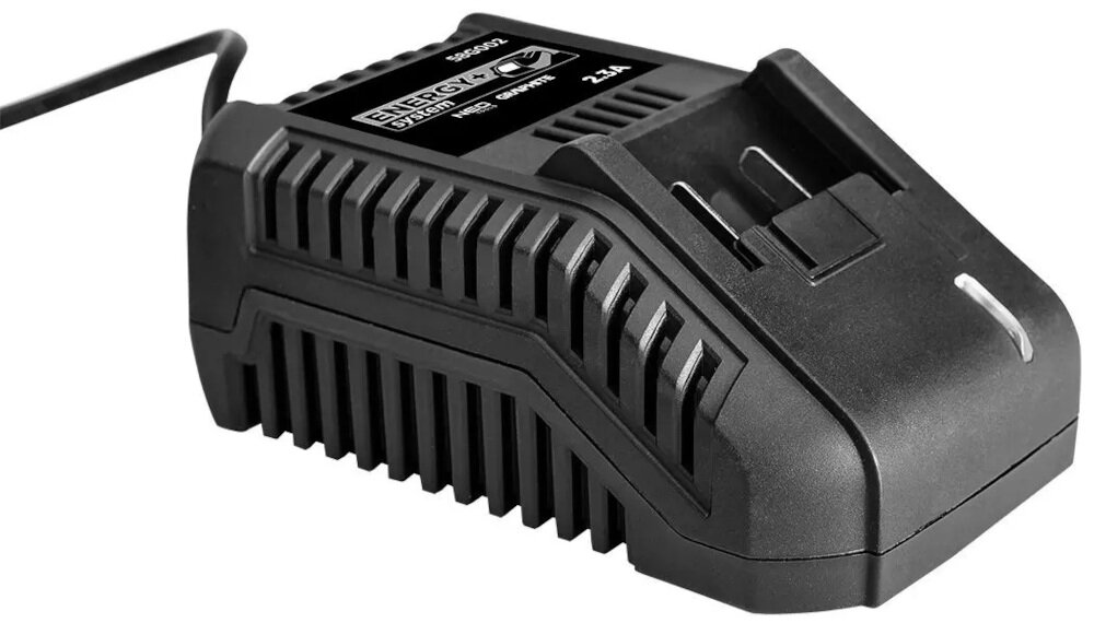 Akumulator GRAPHITE 58GE131 2Ah 18V + ładowarka szybka ladowarka ladowanie bez ryzyka utraty pamieci wskaznik ladowania diody sedzenie postepu ladowania