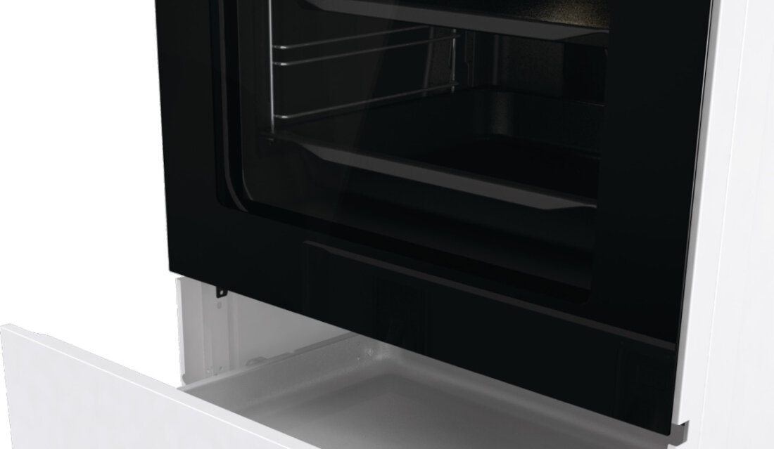 Kuchnia GORENJE GECS6C70WC zdejmowane szklane drzwi