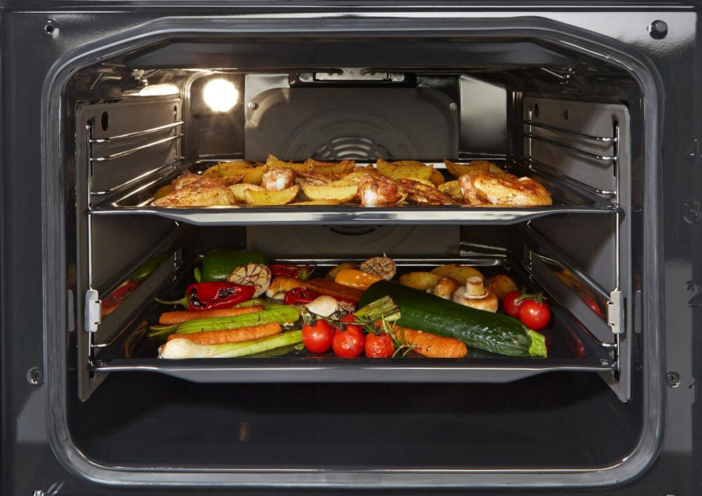 Kuchnia GORENJE GECS6C70WC funkcja AirFry pieczenie bez tluszczu gorace powietrze