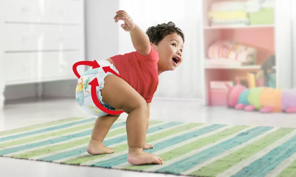 Pieluchomajtki PAMPERS Pants Psi Patrol 5 (66 szt.) zabezpieczenie przed przeciekaniem