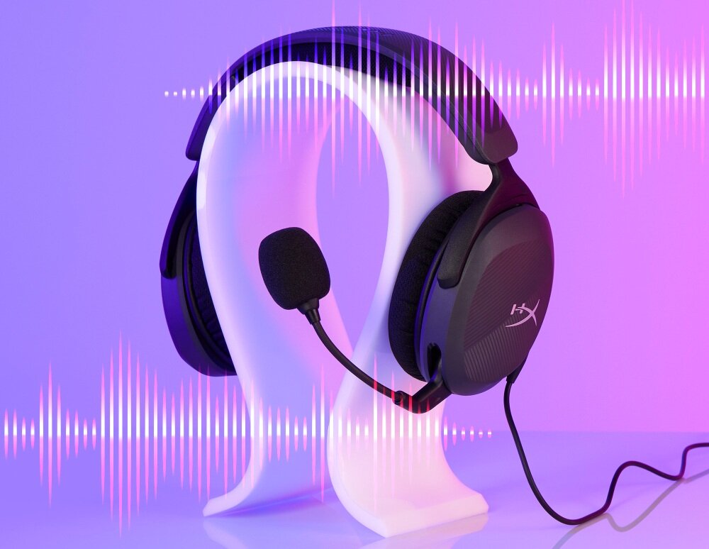 Słuchawki HYPERX Cloud Stinger 2 Core gra gaming przewodowość waga komfort poduszki nauszniki dopasowanie