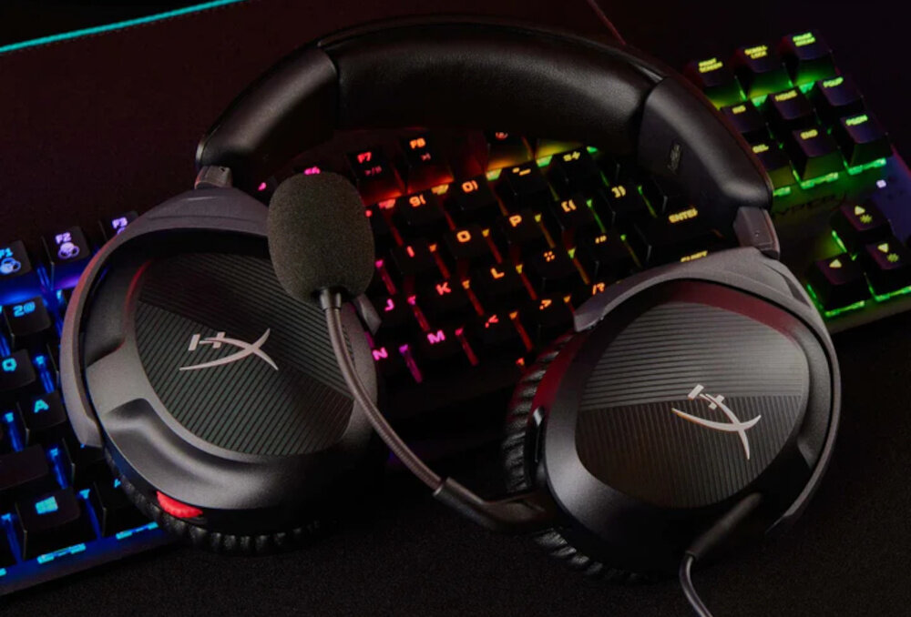 HYPERX Cloud Stinger 2 навушники гра ігри дротова вага комфортні подушки навушники підходять