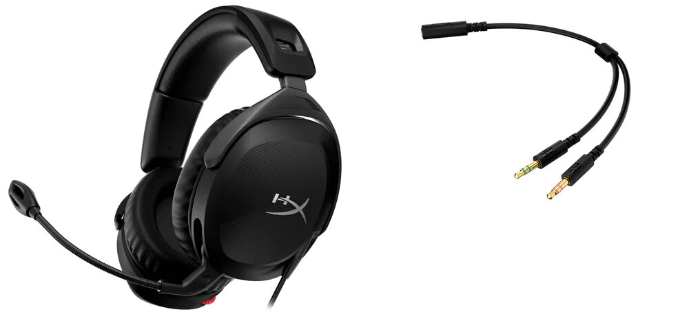 HYPERX Cloud Stinger 2 навушники гра ігри дротова вага комфортні подушки навушники підходять