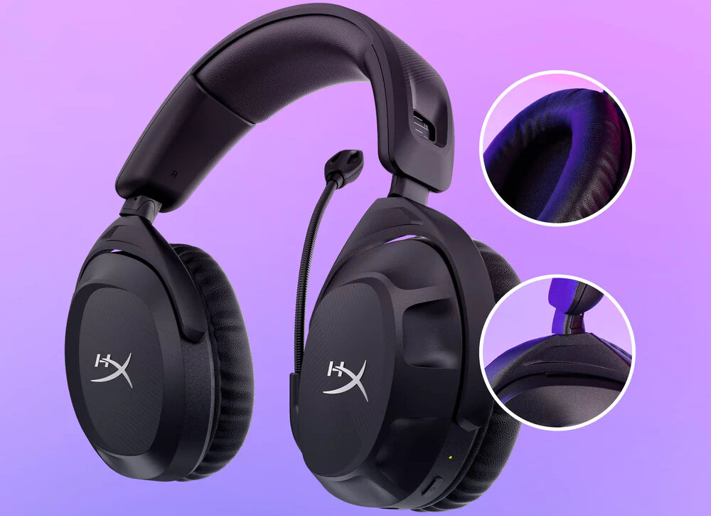HYPERX Cloud Stinger 2 бездротові навушники гра ігри дротова вага комфортні подушки навушники підходять