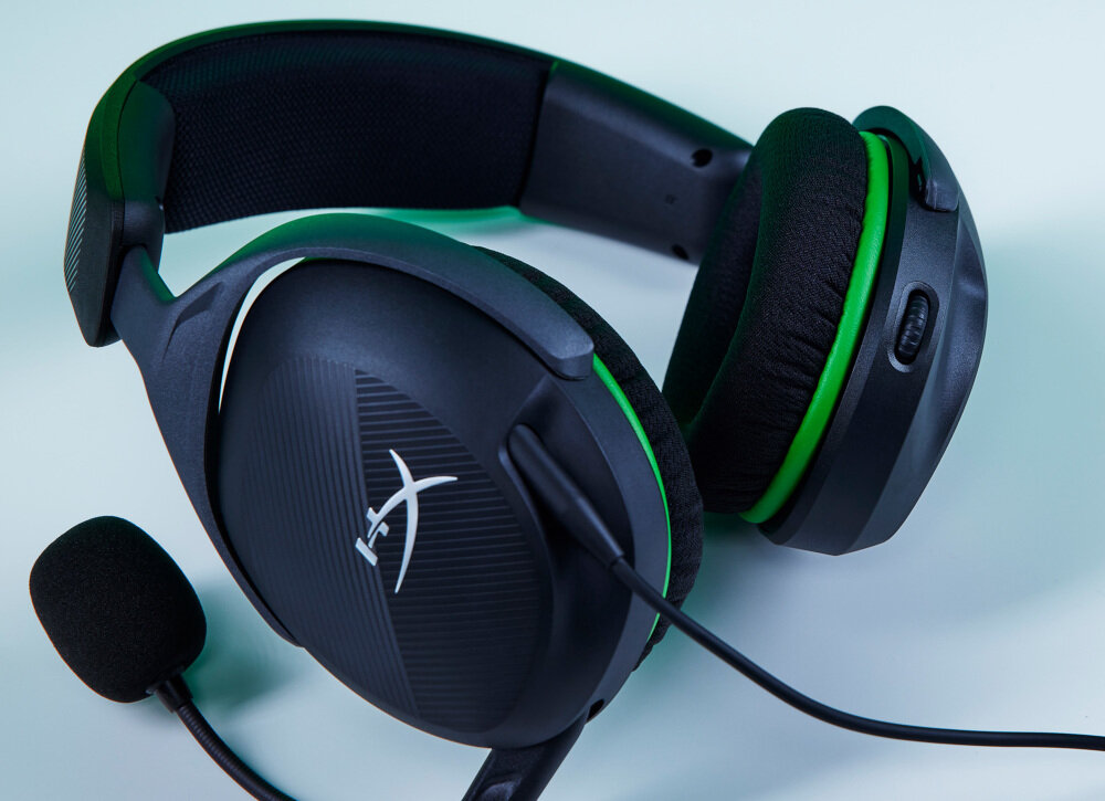 Słuchawki HYPERX Cloud Stinger 2 Core Xbox dźwięk konstrukcja przewodowa bezprzewodowa mikrofon wygoda pilot jakość brzmienie