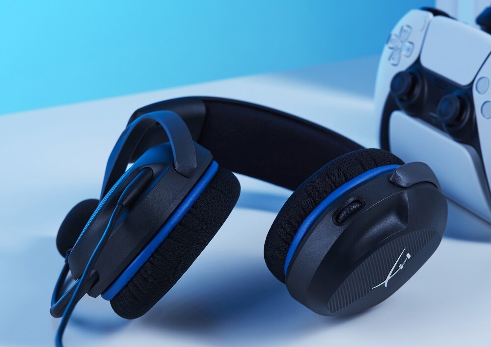 HYPERX Cloud Stinger 2 Core PS навушники гра ігри дротова вага комфортні подушки навушники підходять