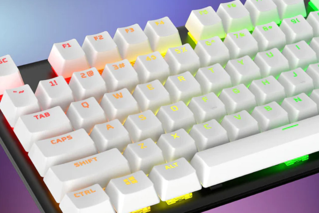 Klawisze HYPERX 519P1AA  wyposażenie design wygląd wygoda