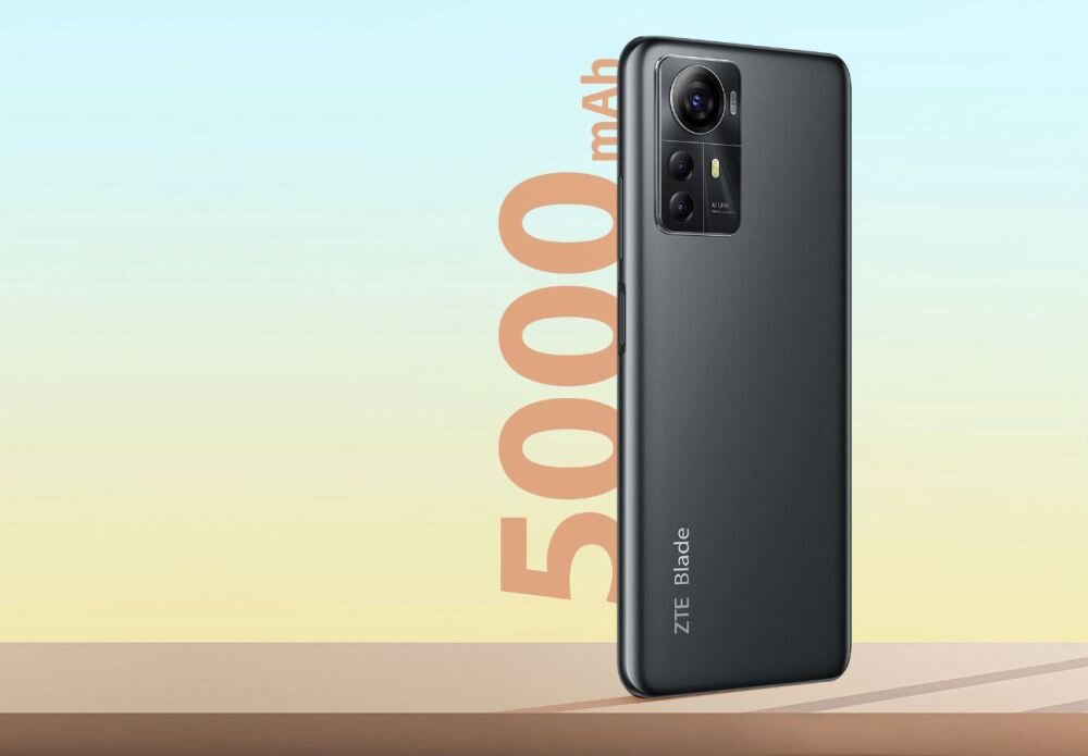 Smartfon ZTE Blade A72S   ekran bateria aparat procesor ram pamięć pojemność rozdzielczość zdjęcia filmy opis dane cechy blokady system łączność wifi bluetooth obudowa szkło odporność porty muzyka transfer sieć przekątna matryca waga czujniki oled amoled ips