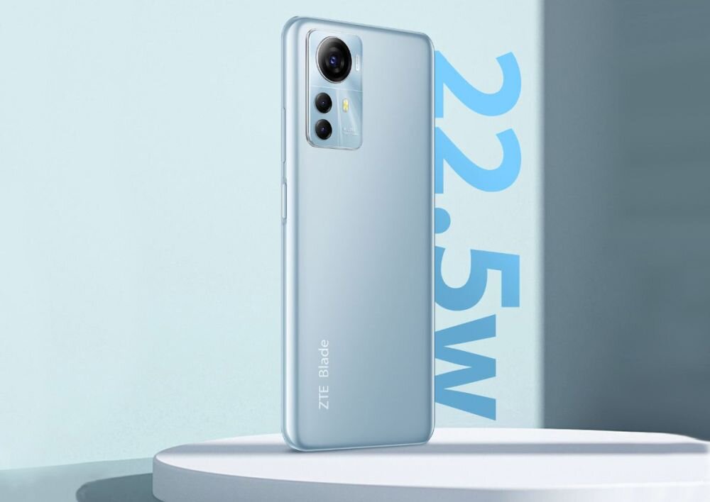 Smartfon ZTE Blade A72S ekran bateria aparat procesor ram pamięć pojemność rozdzielczość zdjęcia filmy opis dane cechy blokady system łączność wifi bluetooth obudowa szkło odporność porty muzyka transfer sieć przekątna matryca waga czujniki oled amoled ips