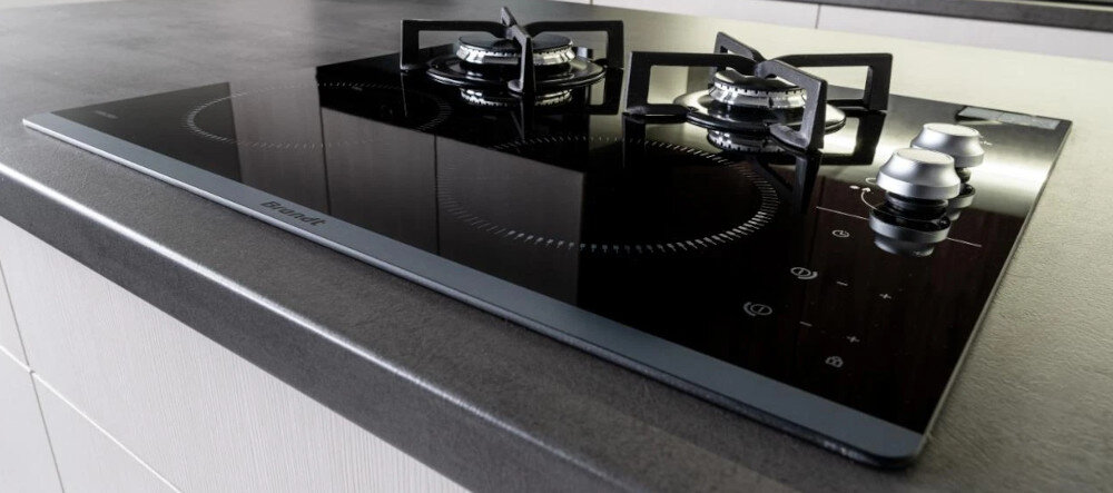 Płyta indukcyjno-gazowa BRANDT BPI6414BM dwa w jednym indukcja gaz