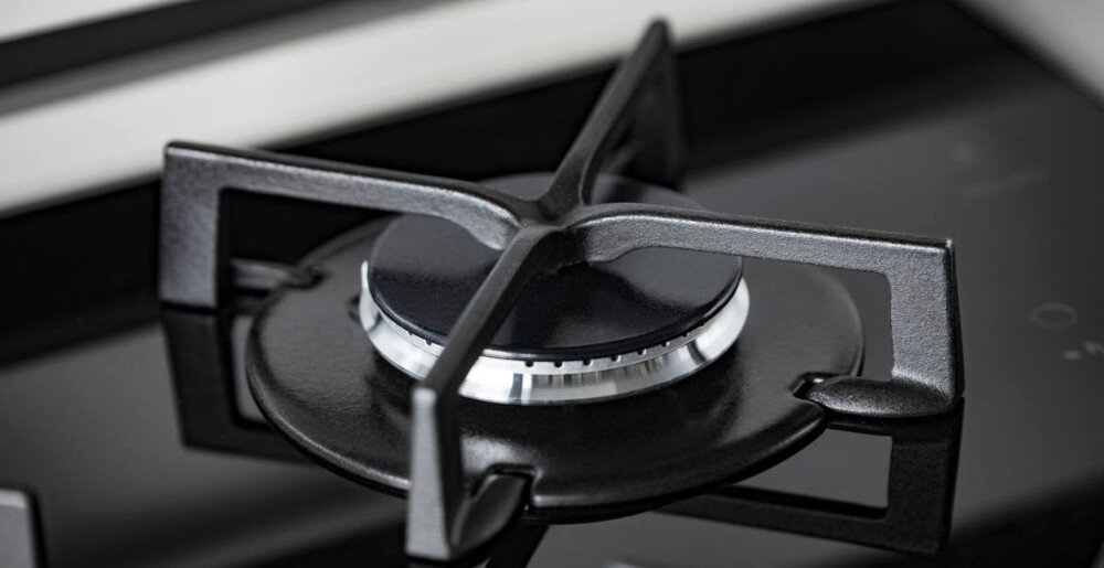 Płyta indukcyjno-gazowa BRANDT BPI6414BM ruszty żeliwo mocne trwałe