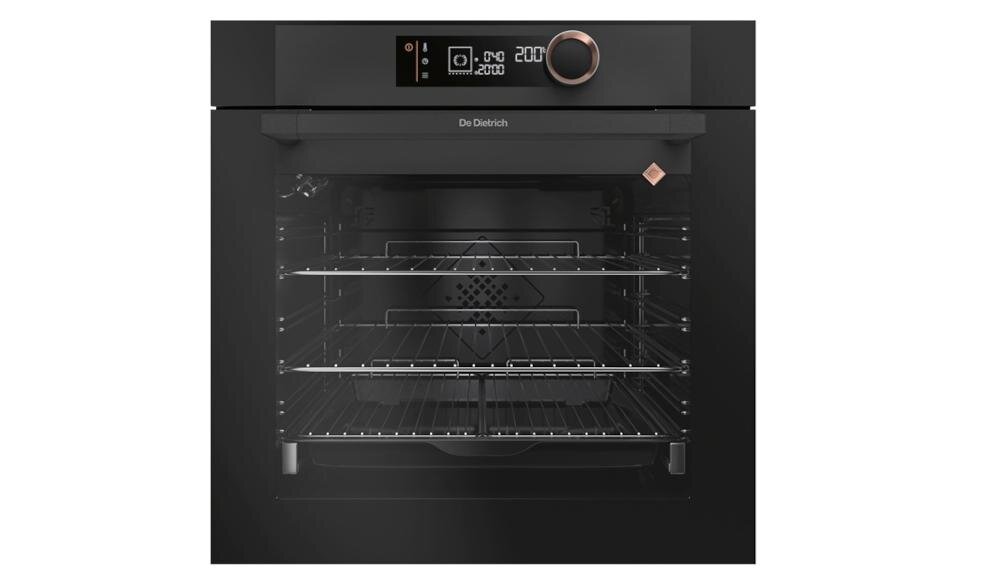 DE DIETRICH DOP7350A kuchnia pieczenia rodzina piekarnik elektryczny zabudowa pojemność funkcje potrawy ciasta pieczywo grill suszenie książka kucharska funkcja czyszczenie pyrolityczne usuwanie zabrudzenia wnętrze wysoka temperatura wypalanie usuwanie wymiary