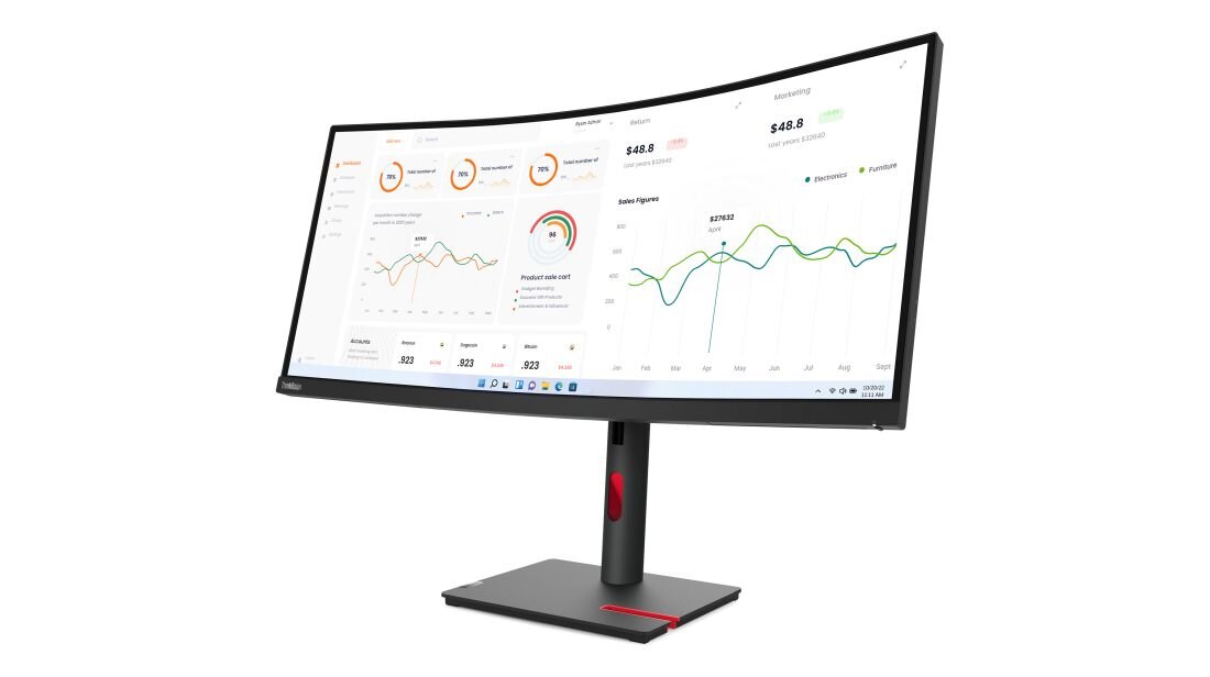 Monitor LENOVO ThinkVision T34w-30 - TCO 9.0