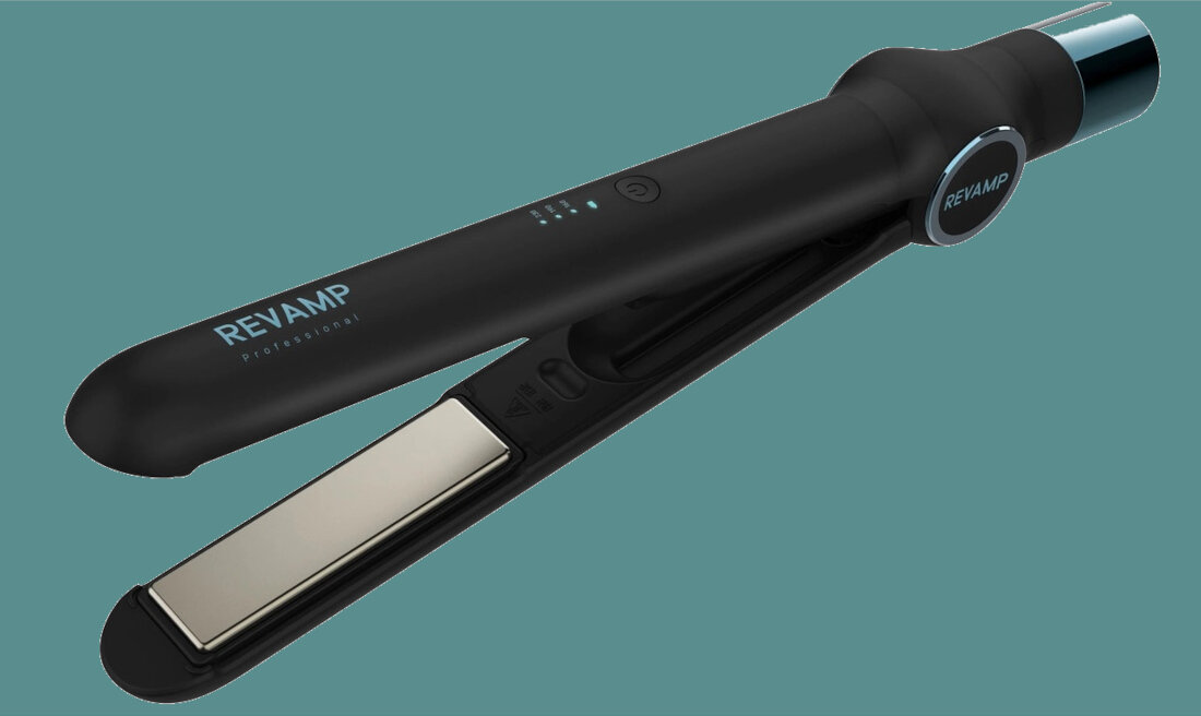 Prostownica REVAMP Progloss Digital ST-2750 czas pracy do 40 minut 2 wymienne baterie litowo-jonowe ladowanie