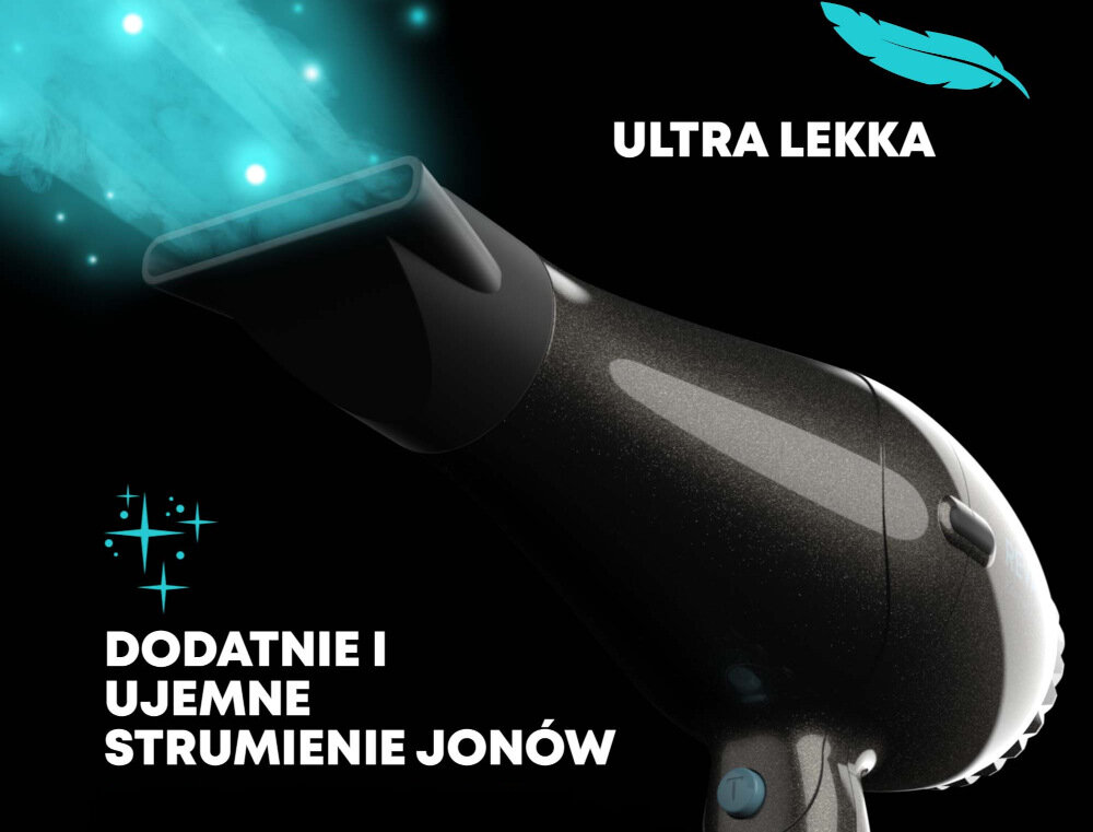 Suszarka REVAMP Progloss Featerlight DR-3950 Technologia strumienia jonowego